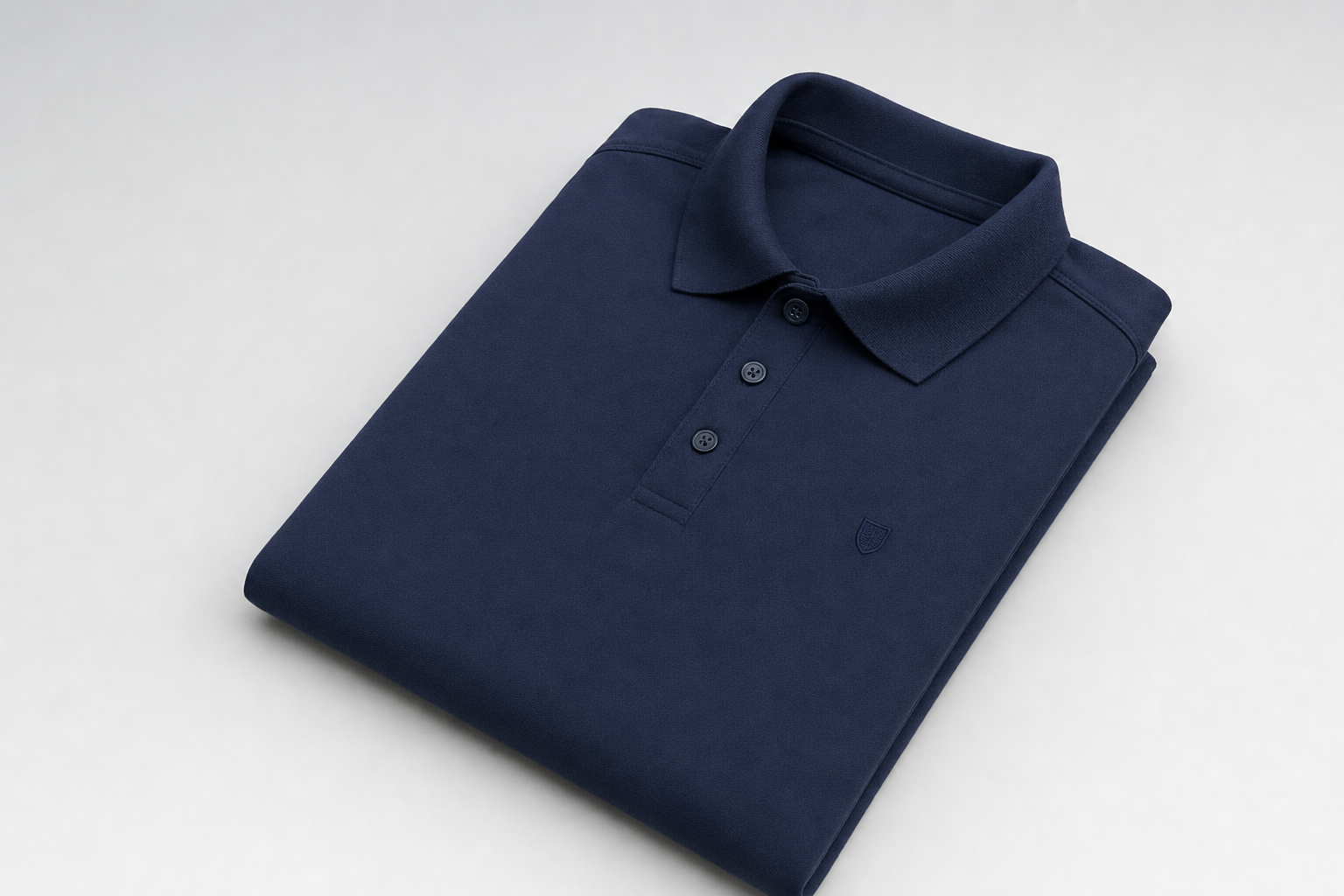 Embroidered Crew Polo