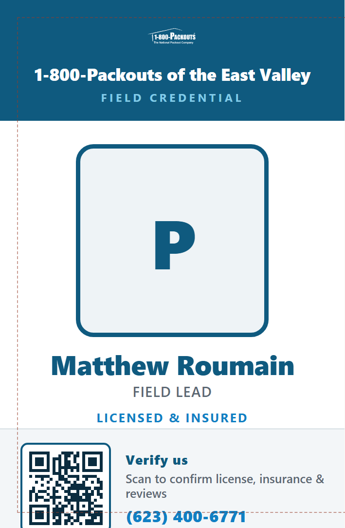 Field Credential Badge print proof